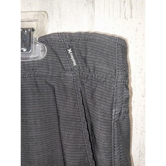 Hurley Men's 36 Phantom Hybrid Shorts Gray Black Stripe - Picture 4 of 9